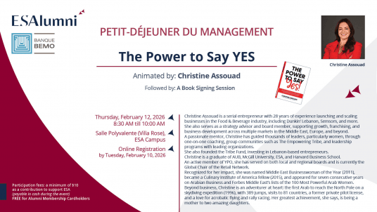 Petit-Déjeuner du management animated by Christine Assouad